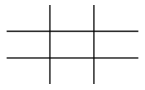 Tic-tac-toe grid